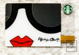 2015 China Starbucks Coffee Alice & Olivia Gift Card