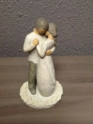 Willow Tree " Promise " Hold Dear The Promise Of Love Figurine Cake Topper 2007