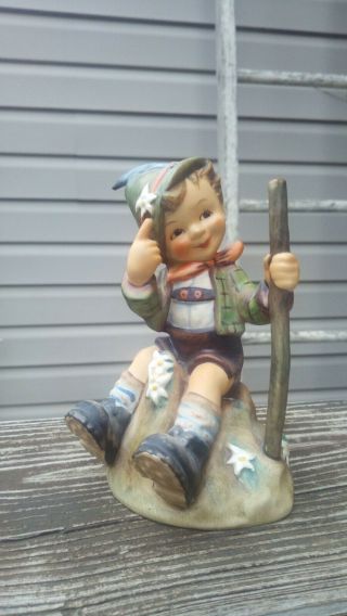 Vintage Goebel Hummel 315 Mountaineer Boy Porcelain Figurine