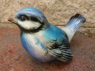Vintage Goebel Blue Bird Figurine CV73 ceramic porcelain Bluebird 4