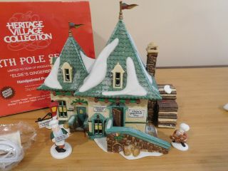 Dept 56 North Pole - Elsie ' s Gingerbread House - No Smoking Chimney 2