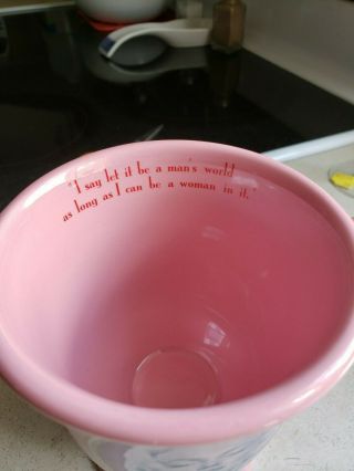 Pink Marilyn Monroe Ceramic Pedestal Coffee Cup / Mug 3