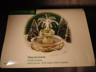 Dept 56 Village Accessories Frosted Fountain - Battery Operated 52831