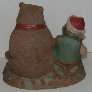 7 Signed Tom Clark Gnome Cairn Christmas Bear 1997 6335 & Story Card 3