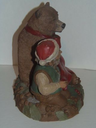 7 Signed Tom Clark Gnome Cairn Christmas Bear 1997 6335 & Story Card 4