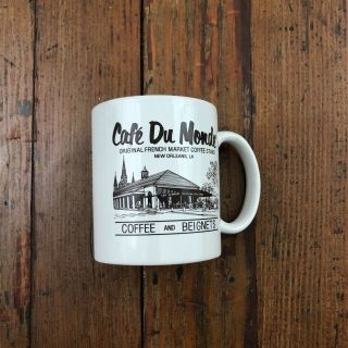 Cafe Du Monde Coffee Mug Orleans French Market Stand Coffee & Beignets