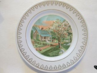 Currier & Ives Collectable " Spring " Plate