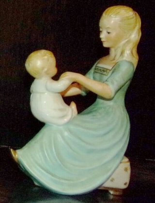 Vintage Goebel Mother And Child Figurine.  Signed Charlot Byl.  West Germany.