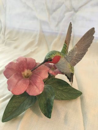 Lenox Hummingbird Fine Porcelain Bird Figurine With Box