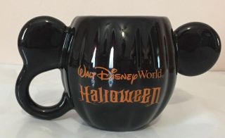 Walt Disney World HALLOWEEN Mickey Mouse ceramic coffee MUG 2
