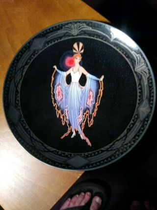 House Of Erte " Twilight " Royal Doulton Collector Plate,  Franklin