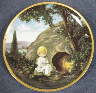 He Is Not Here Collector Plate Precious Moments Bible Story Sam Butcher