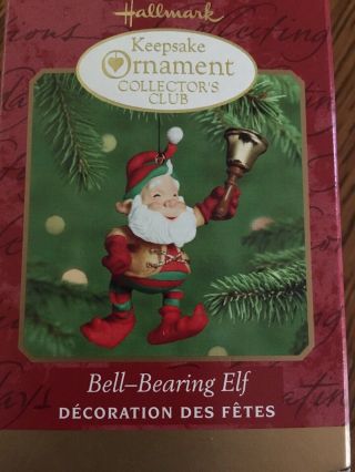 Bell - Bearing Elf - Hallmark Keepsake Ornament Collector 