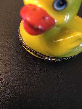 Rubber Duck / Porcelain Hinged Trinket Box 2