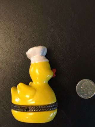 Rubber Duck / Porcelain Hinged Trinket Box 3