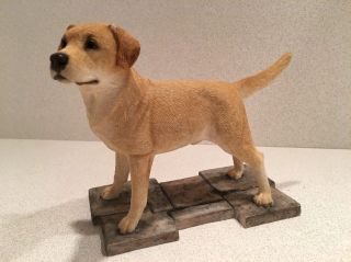 Sherratt & Simpson Yellow Golden Labrador Retriever Dog Figurine