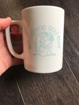 Pasatiempo Golf Club Santa Cruz California Vintage Coffee Mug