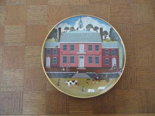 Newcastle,  Delaware’s The Old Court House,  A Colonial Heritage Plate