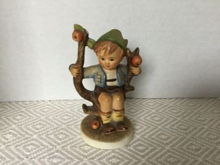 Vintage Hummel Goebel Boy In Apple Tree Figurine Tmk2 142/3/0