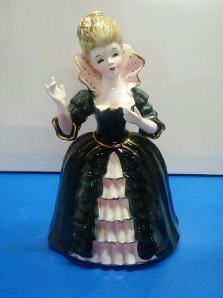 Vintage.  Napco.  Hand Painted Ceramic.  " Lady Juliet ".  Figurine.  Japan