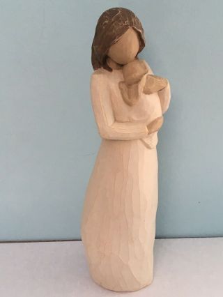 Demdaco Willow Tree " Angel Of Mine " Figurine Mother And Baby 2003 Susan Lordi