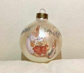 1994 Hallmark Beatrix Potter " Tale Of Peter Rabbit " Christmas Ornament