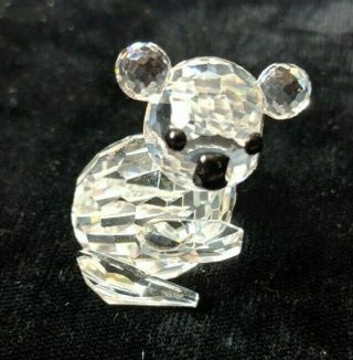 Swarovski Crystal Koala Bear Figurine Swan Stamp V416 Qq