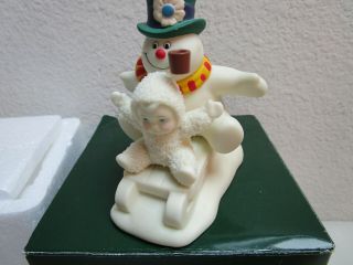 Dept 56 Snowbabies Figurine 2003 Fun With Frosty The Snowman 06022