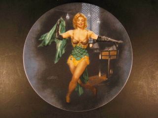 Marilyn Monroe 1992 Collector Plate - Cherie In " Bus Stop " By Delphi
