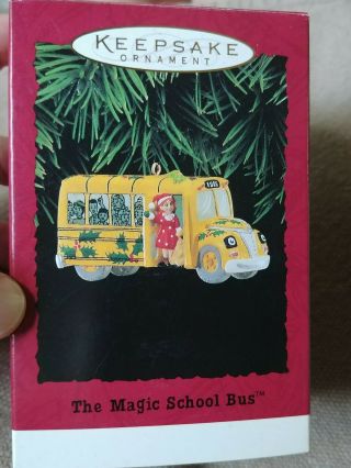 Hallmark Keepsake Ornament Mib Dated 1995 The Magic School Bus