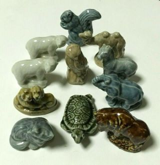 11 Red Rose Tea Collectible Animal Figurines Wade England Figures