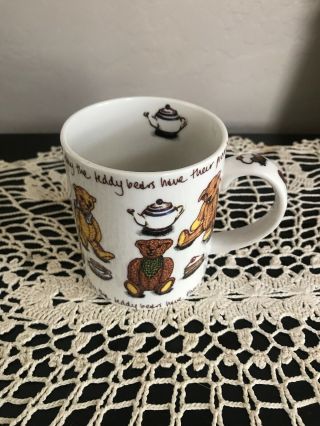 Paul Cardew Teddy Bear Picnic Ted Tea Cup Mug Designed In England