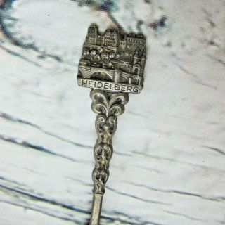Heidelberg Metal Pewter Souvenir Spoon