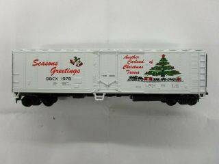 Athearn HO Railroad 50 foot Boxcar Christmas Trains Season Greetings BBCX 1978 4