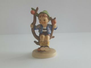 Goebel Hummel Apple Tree Boy Figurine 142 3/0 Tmk - 6 1985,  4 " Tall
