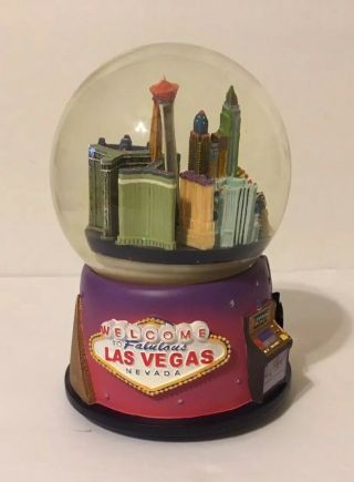 Las Vegas Musical Snow Globe “we Are In The Money”
