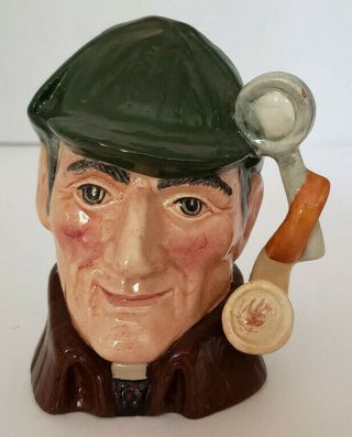 Royal Doulton Toby Character Jug The Sleuth D6635 Small Pipe Magnify Glass 1972