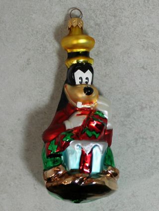 Christopher Radko Ornament,  Disney,  A Goofy Surprise,  W/tag,  1996,  Italy
