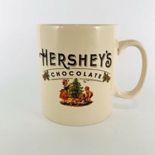 Hershey’s Chocolate Huge Jumbo Galerie Christmas Tree Mug Cup Coffee Soup 32 Oz