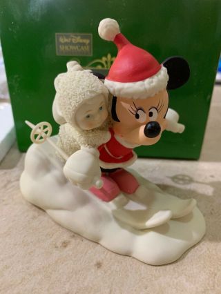 Disney Snow Babies Department 56 Walt Disney Showcase Minnie’s Special Delivery