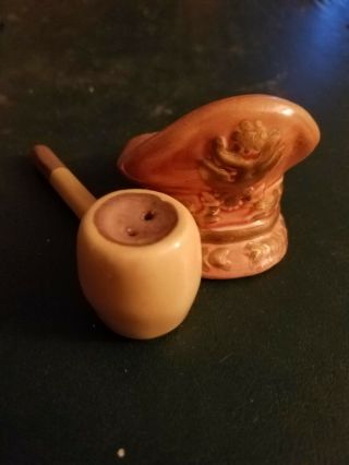 Macarthur Ceramic Cap And Pipe Dalt And Pepper Shaker