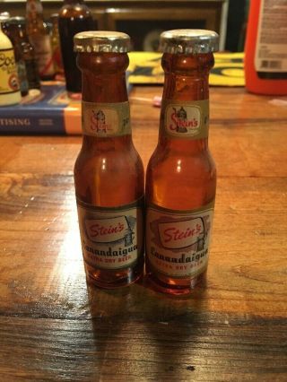 Stein’s Canandaigua Mini Beer Bottle S&p/ Miniature Bottles