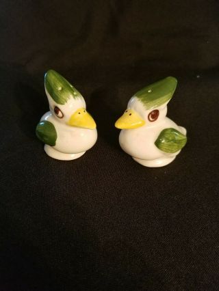 Vintage Duck Salt And Pepper Shakers