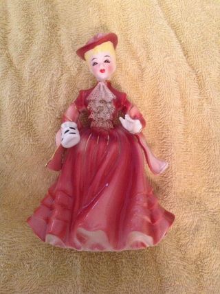 Vintage Napco Lady Marion Porcelain Figurine A2625 / Rose Japan Figure