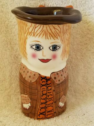 Susan Paley By Ganz Vase Kate 5 Inches Hand Painted