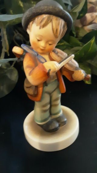 Hummel Goebel 4 Little Fiddler Boy Porcelain Figurinetmk - 2