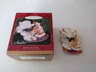 Hallmark Ornament - " Jasmine & Aladdin " (and The King Of Thieves) - 1997