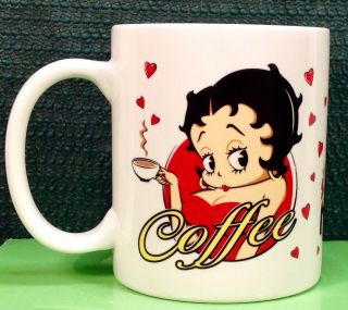 Betty Boop Some Like It Hot Coffee Ceramic Mug Or Cup 1998 King Features