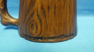 Vintage Treasure Craft Ceramic Tree Trunk California Souvenir Coffee Mug Cup 4
