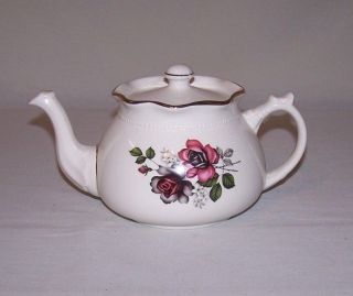 Arthur Wood Sandon Floral Porcelain Teapot Made In England